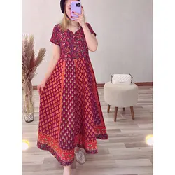 پیراهن زنانه نخی کد 2073 - فروشگاه ملی