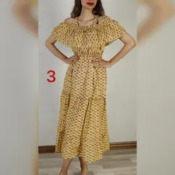 پیراهن بلند عروسکی 1456