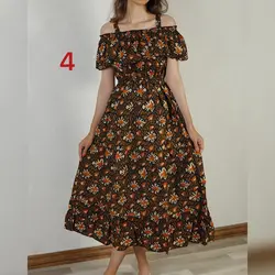 پیراهن بلند عروسکی 1456
