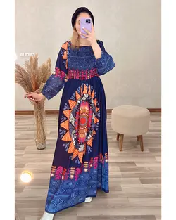 پیراهن نخی زنانه 4156
