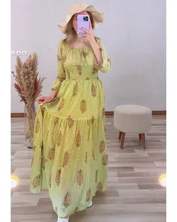 پیراهن عروسکی نخی 203060