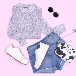 بلوز بافت شیک کد 090009