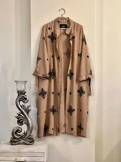 مانتو بابوس گلدوزی شده طرح خلوت کد 554