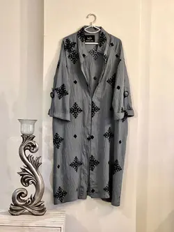 مانتو بابوس گلدوزی شده طرح خلوت کد 554