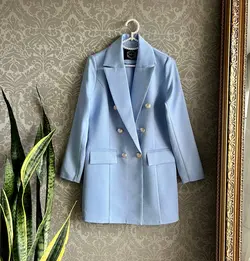 مانتو کتی کتون لمه دکمه طلایی کد 586