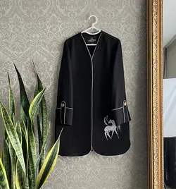 مانتو کتی کتون لمه طرح اسب کد 581