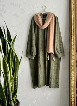 مانتو لینن خامه دوزی کد736