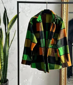 شکت پشمی چهارخونه کد 811