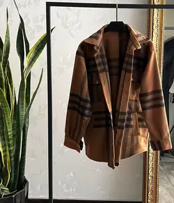 شکت پشمی چهارخونه کد 811