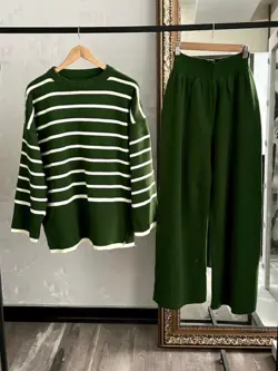 ست بافت بلوز شلوار کد 813