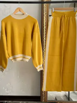 ست بافت بلوز شلوار کد 832