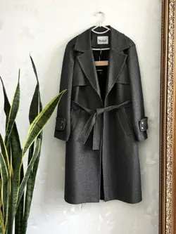 پالتو بلند آستردار جناقی کد 856