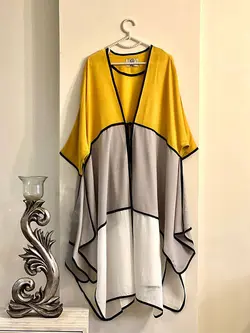 مانتو حریر ماکسیرا گاندوزی کد 304