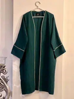 مانتو مغزی دوزی طلایی کد 255