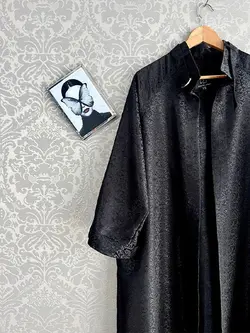 مانتو ژاکارد آستین رگلان کد 214