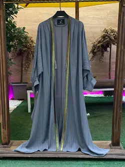 مانتو با نوارطلایی کد 203