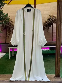 مانتو با نوارطلایی کد 203