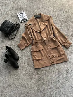 مانتو مخمل کبریتی کد 101