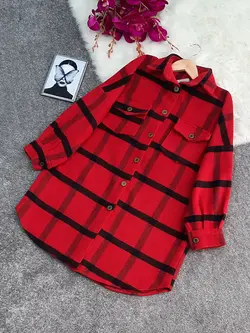 مانتو شومیزی پشمی کد 18