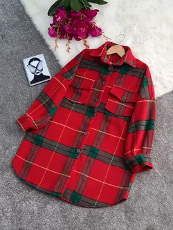 مانتو شومیزی پشمی کد 18