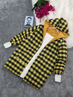 کاپشن چهارخانه دورو کد 48