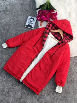 کاپشن چهارخانه دورو کد 48