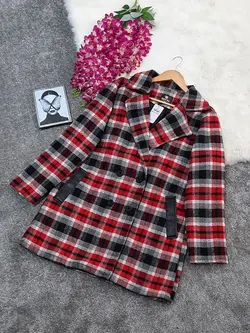 پالتو فوتر پشمی 4 دکمه کد27