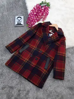 پالتو فوتر پشمی 4دکمه کد25