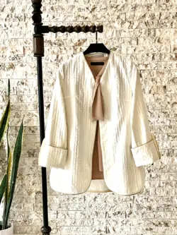 مانتو کتی ژاکارد لایه کشی شده کد 915