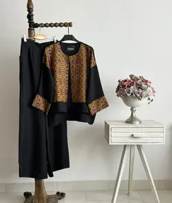 کت شلوار پارچه لینن کوک کد 988