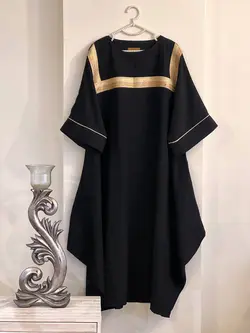 مانتو جلو بسته خرجکار کد 337