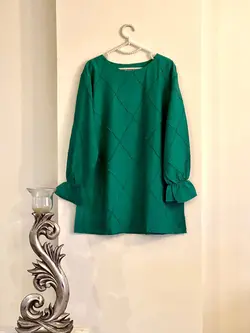 تونیک مانتویی طرح لوزی کد 361