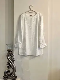 تونیک مانتویی طرح لوزی کد 361