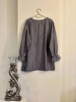 تونیک مانتویی طرح لوزی کد 361