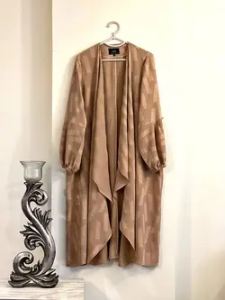 مانتو ابر و بادی ژاکارد کد 376