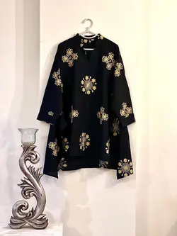 مانتو لینن گلدوزی کد 380