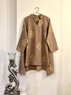 مانتو لینن گلدوزی کد 380