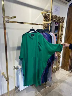 مانتو جلو بسته اطلس جیب دار کد 438