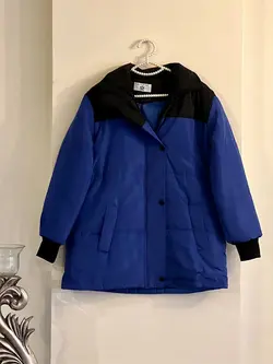 کاپشن کلاهدار کوتاه دو رنگ کد 469