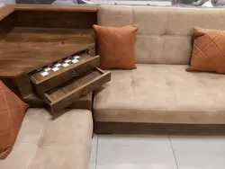 مبل ال تختخواب شو با کنج بازی تخته و شطرنج