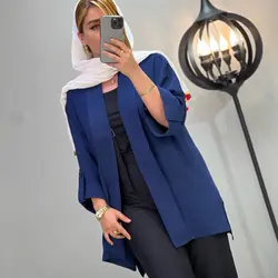 خرید مانتو ابروبادی آستین پاگن دار|مدل مانتو ابروبادی کوتاه