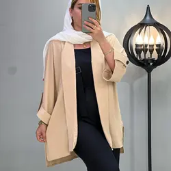 خرید مانتو ابروبادی آستین پاگن دار|مدل مانتو ابروبادی کوتاه
