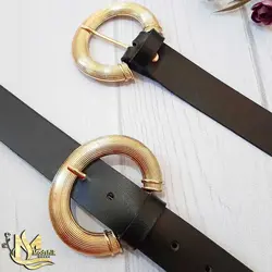 خرید کمربند زنانه سگک طلایی کد 35|جدیدترین مدل کمربند زنانه