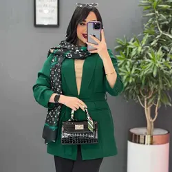 مانتو کتی کوتاه کمربند دار کد 28|مدل مانتو کتی کوتاه شیک