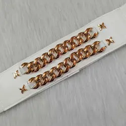 خرید کمربند کشی دوبل کارتیر سفید کد 04|کمربند دخترانه سفید