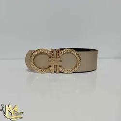 کمربند دخترانه فراگامو 3/5 سانتی کد 137|کمربند جدید دخترانه
