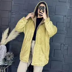 خرید آنلاین پالتو مدل تدی میکرو دورو دخترانه با بهترین دوخت در مد شیک