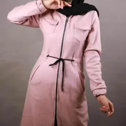 خرید آنلاین پالتو مدل فوتر بلند کلاه دار با کیفیت دوخت عالی و شیک در مد شیک