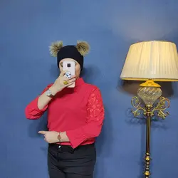 خرید آنلاین شومیز یقه ب ب کد 69162 شیک و دخترانه در مد شیک