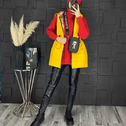 خرید آنلاین کاپشن مدل پافر کوتاه و شیک در مد شیک